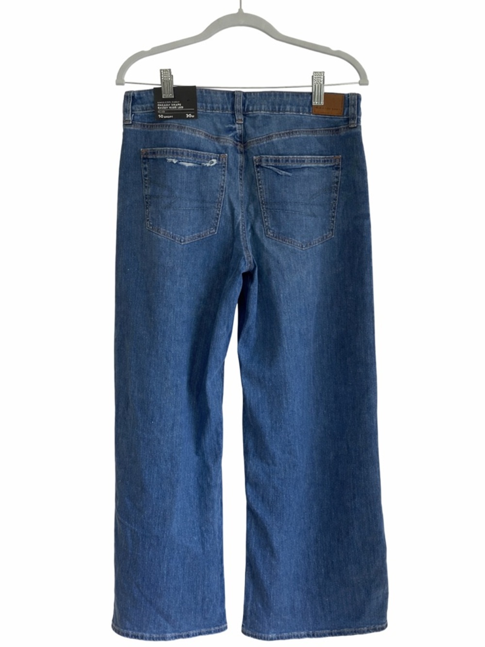 American Eagle Dreamy Drape Baggy Wide-Leg Jeans – NWT – Size 10 Short (30W) - Picture 3 of 7